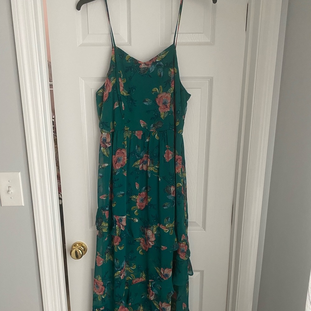 Great with peach colors maxi dress.